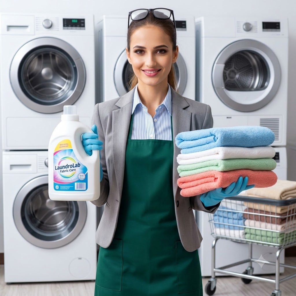 Folded laundry